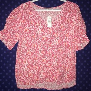 Floral Puff Sleeve Top